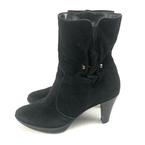 Paul Green Faux Fur Lined Suede Boots  - Size 6 - Picture 5 of 12